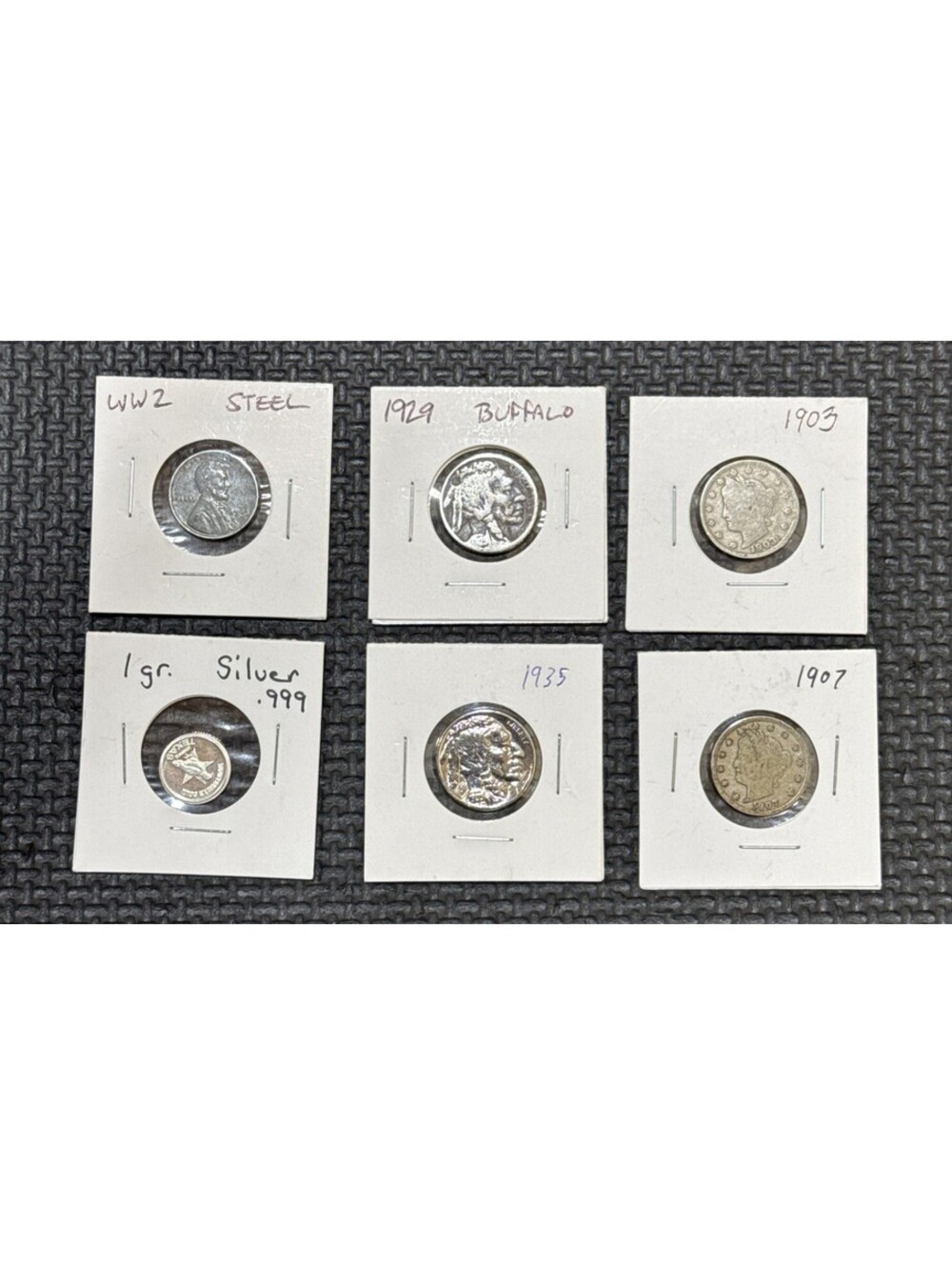 Mixed Lot of US Coins | Liberty, Steel, Buffalo, .999 Silver